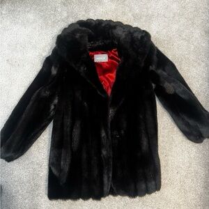 Jordache *vintage*Dark Brown Faux Fur Teddy Jacket. 90’s Mob wifey vibes!